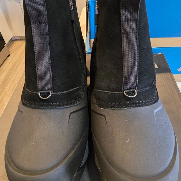 The North Face Mens Chilkat V Zip Waterproof TNF Black Grey Snow Boots SZ 10 NEW - Picture 5 of 14